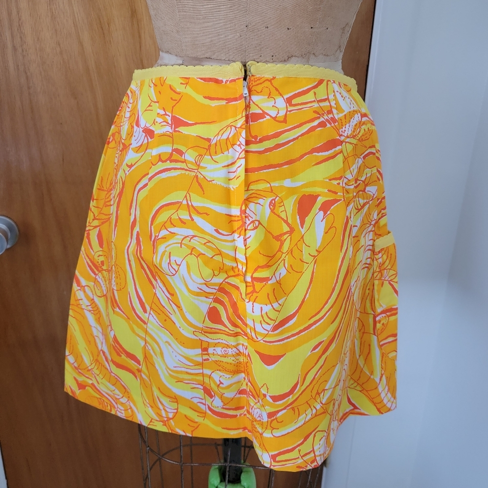 Vintage Lilly Pulitzer Tiger Print Mini Skirt - Picture 3 of 8